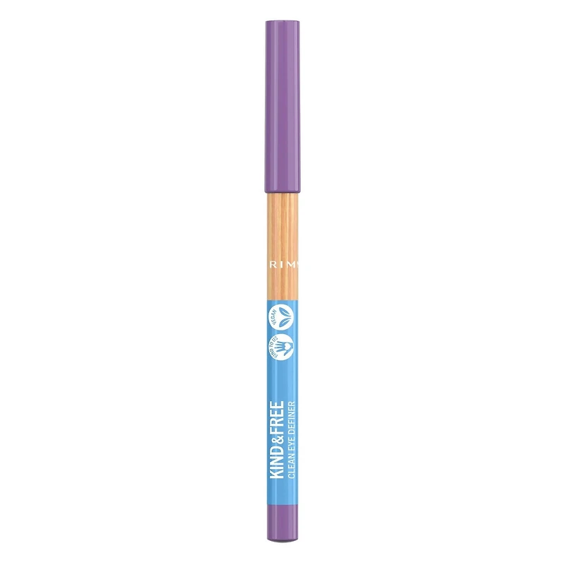 Rimmel Traceur pour les yeux KIND & FREE™, 100% végétalien, texture ultra-crémeuse et onctueuse