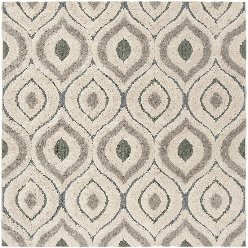 Safavieh Florida Declan Geometric Swirls Shag Area Rug