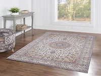Emerald Barton Cream & Rust 6'7" x 9'7" Area Rug