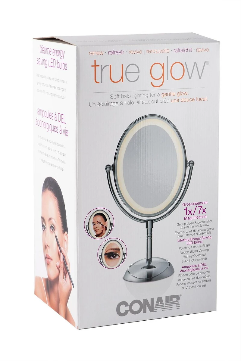 True Glow 1x/7x LED Lighted Makeup