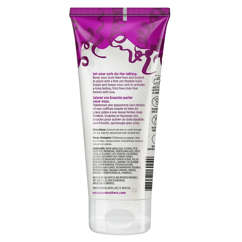 CURL TALK FRIZZ CONTROL SCULPTING GEL, Highly defined curls and natural movement.