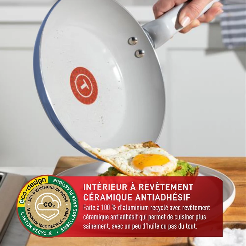 T-fal Ceramic Essential, 5 Qt Jumbo Cooker, TFAL CERAM 5QT JC
