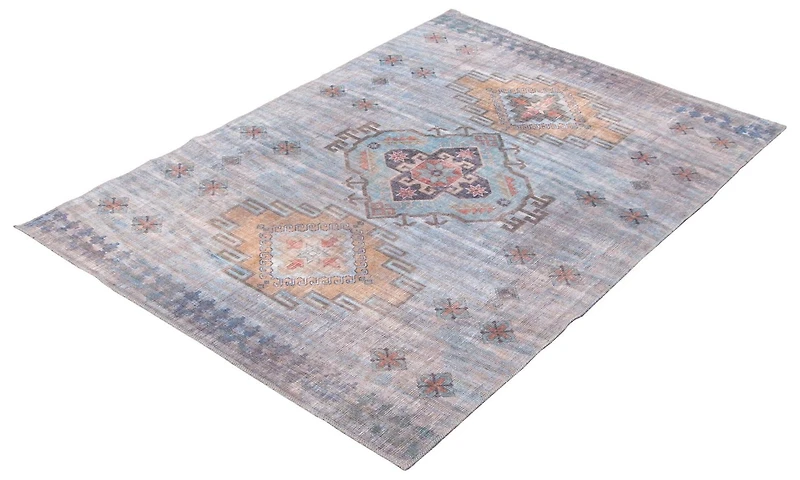 ECARPET Oriental, Persian Style Area Rug, Eco Friendly, Machine Washable