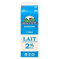 Lait partiellement écrémé à 2 % M.G. de Brum's