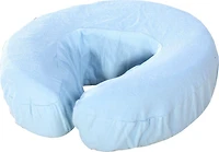 Set de 3 pièces de drap en flanelle de coton Master Massage comprenant un drap plat, un drap housse et un protège visage - BLEU