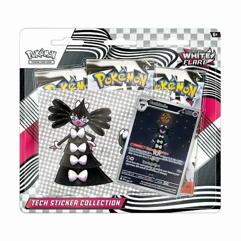 Pokemon TCG: Scarlet & Violet— White Flare Tech Sticker Collection (Quantité limitée à 2 par commande et limite de 1 commande par foyer)