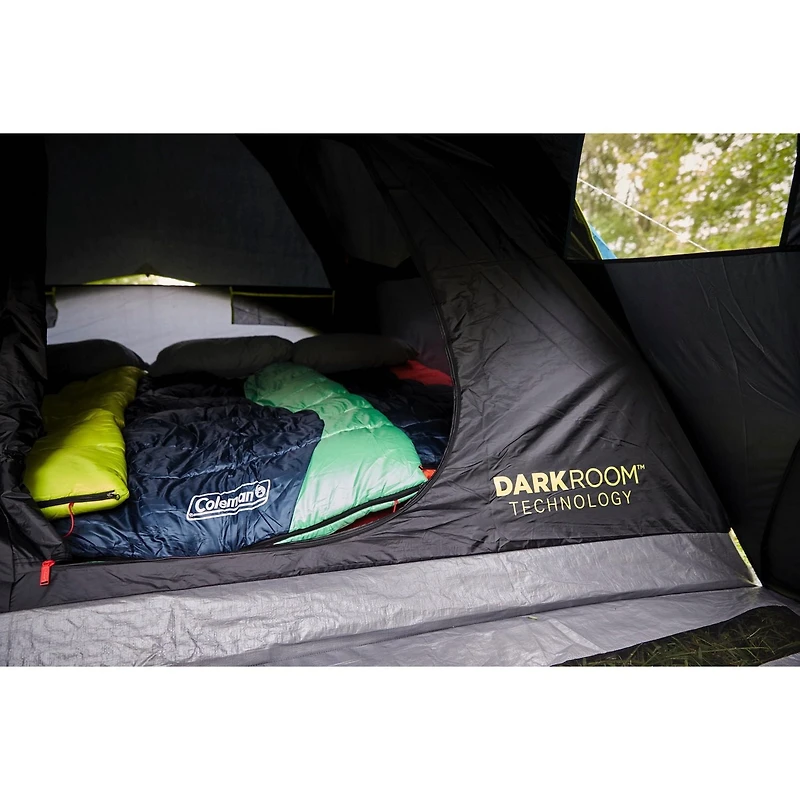 Coleman Carlsbad DarkRoom 6-Person Tent, 10 x 9 ft. with 10 x 5 ft. screen room