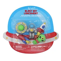 U Style Mini Erasers, 5 Pack, Blast Off