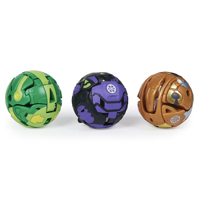 Bakugan, Starter Pack 3 personnages, Gillator Ultra, Figurines Armored Alliance articulées à collectionner