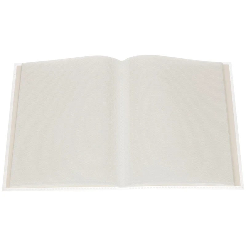 Pinnacle Frames and Accents Soft Brag Flower Photo Album, 12 Pages, 24 Photo Pockets