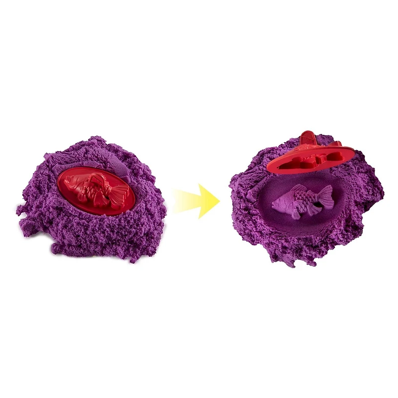 Bac à sable et moules mauves Wacky-tivities de Kinetic Sand