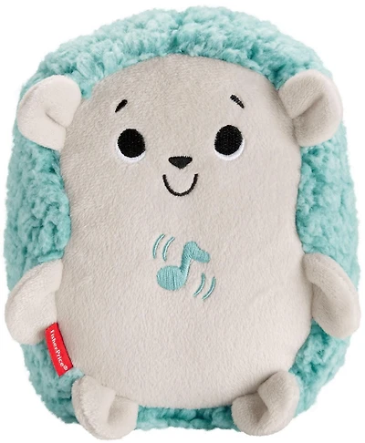 Fisher-Price Calming Vibes Hedgehog Soother Plush Sound Machine for Baby, Blue, Ages 0-2