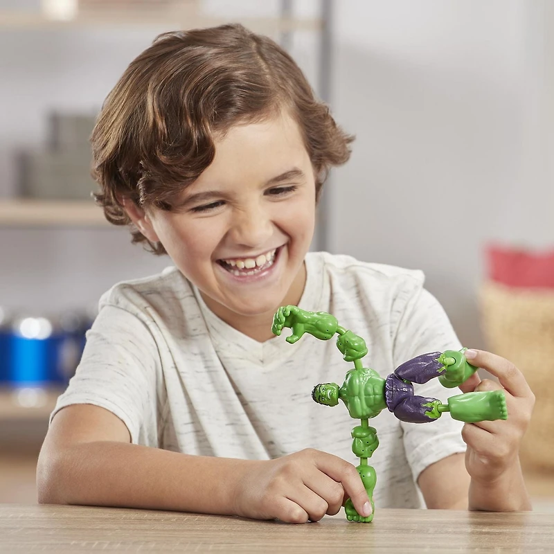 Marvel Avengers Bend and Flex  - Figurine articulée Hulk de 15 cm flexible, incluant accessoire