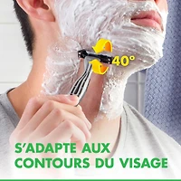 Rasoirs jetables Gillette Mach3 Sensible pour hommes, 7unités 7CT