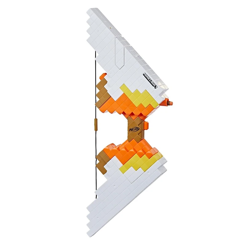 Nerf Minecraft Sabrewing Motorized Bow, Blasts Darts, Includes 8 Nerf Elite Darts, 8-Dart Clip, Design Inspired by Minecraft Bow in the Game