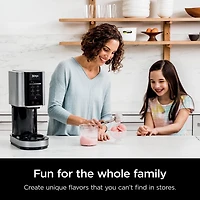 Ninja CREAMi, NC301C, Ice Cream, Gelato, Milkshake, Sorbet, Smoothie Bowl, and Lite Ice Cream Maker, 7 One-Touch Programs, 800W, Silver, Ice cream, 16 oz