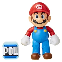 Figures 4 pouces Monde de Nintendo - Mario avec Bloc POW
