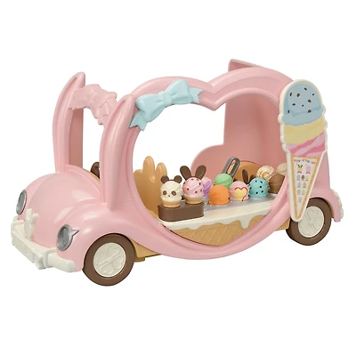 Calico Critters Ice Cream Van, véhicule jouet pour poupées