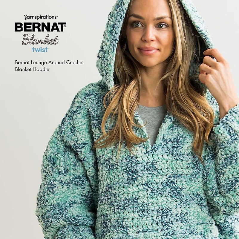 Bernat® Blanket Twist™ Yarn, Polyester #6 Super Bulky, 10.5oz/300g, 220 Yards, Polyester #6 Super Bulky Yarn