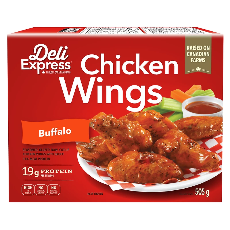 Deli Express Buffalo Chicken Wings, 505 g