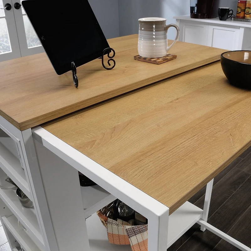 Sauder Select Îlot de cuisine, Finition White, 428253