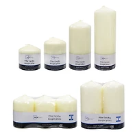 Mainstays Unscented Ivory Pillar Candle, MAINSTAYS PL MS 3X4 PILL IVORY