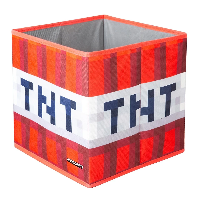 Minecraft Set of 2 Fabric Storage Boxes - TNT/BLOCK