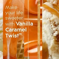 Glade® Scented Candle Air Freshener, Vanilla Caramel Twist, 3-Wick Candle