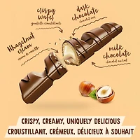 KINDER BUENO Milk Chocolate and Hazelnut Cream Candy Bars, 3 Pack, 129g