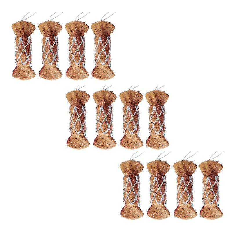 Gingerbread Candy Ornament - Set of 12