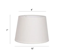 Abat-Jour HOMETRENDS 25,4 cm, lin texturé