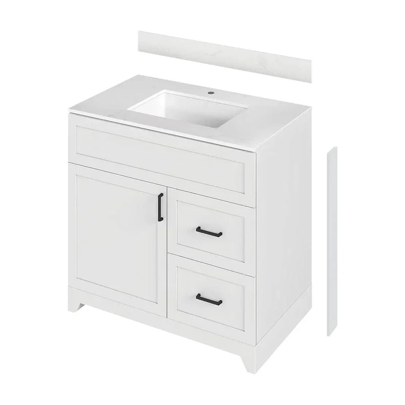 A&E Bath and Shower MILA-WH-30