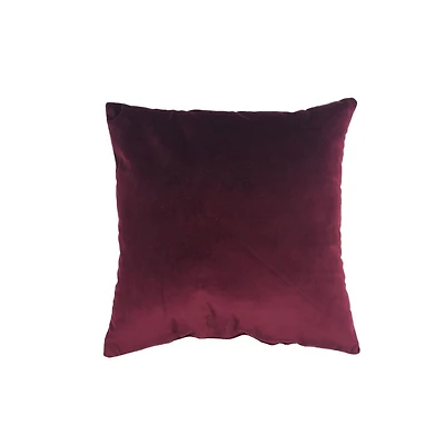 Hometrends Velvet Yellow Decorative Cushion
