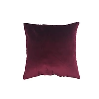 Hometrends Velvet Yellow Decorative Cushion