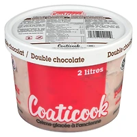 Crème glacée Coaticook au double chocolat 2 l