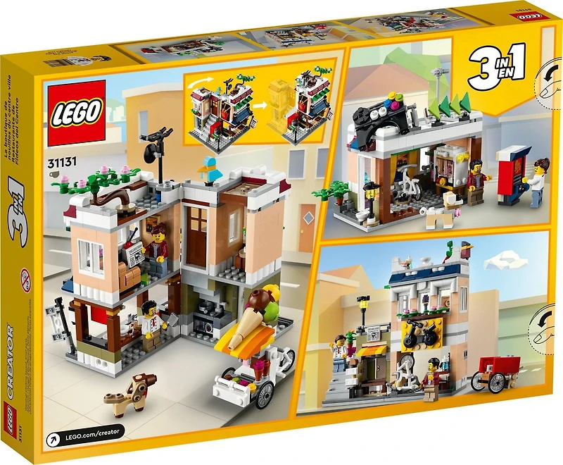 LEGO Creator Downtown Noodle Shop 31131 Toy Building Kit (569 Pieces)