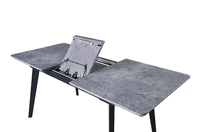 Topline Home Furnishing Table à manger haut à motifs