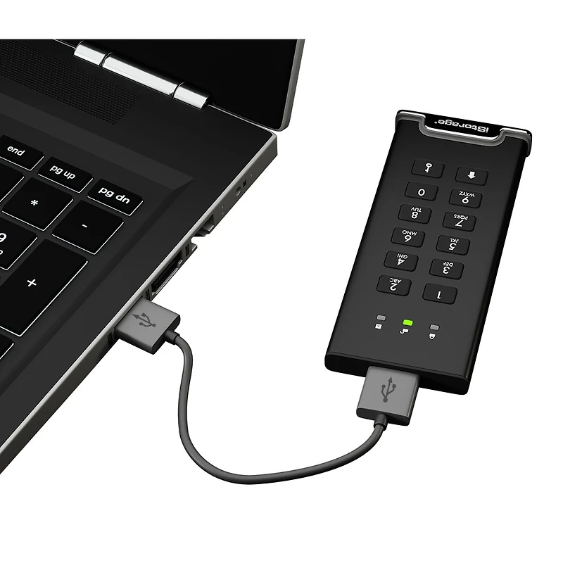 SSD externe chiffré Istorage diskAshur M2 256 bits 240 Go