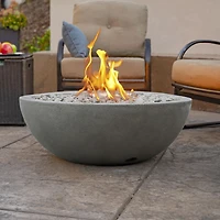Bond Canmore 36 Inch Envirostone Fire Bowl - 52614, 65,000 BTU