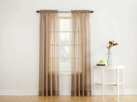 Sun Textile Crushed Pole Top Curtain