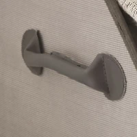 Poubelle à pulls en tissu MAINSTAYS, couleur tissu gris, pliable lorsqu'elle n'est pas utilisée, tissu de haute qualité, porte-étiquette pour un accès facile au rangement des accessoires, poignée en P
