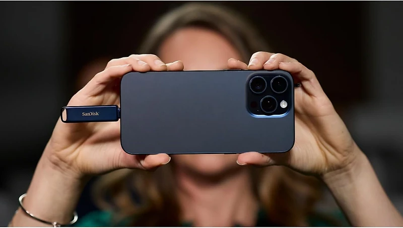 SanDisk Phone Drive pour Lightning - Metallic Sky - 64 Go