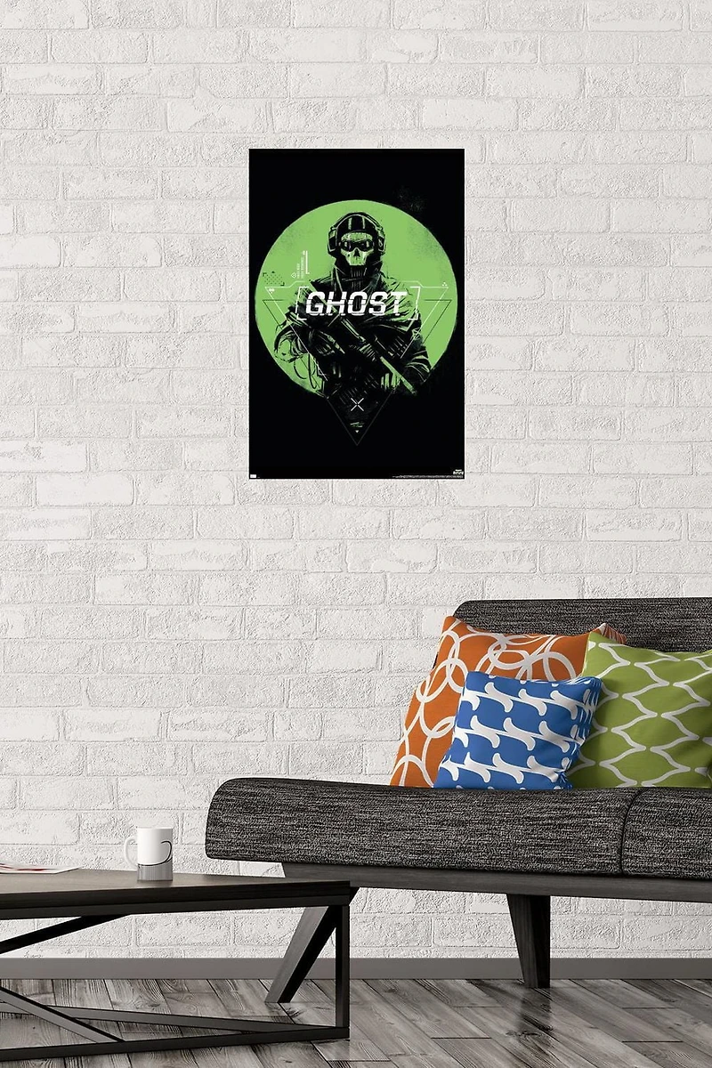 Call of Duty: Modern Warfare 2 - Ghost Emblem Wall Poster