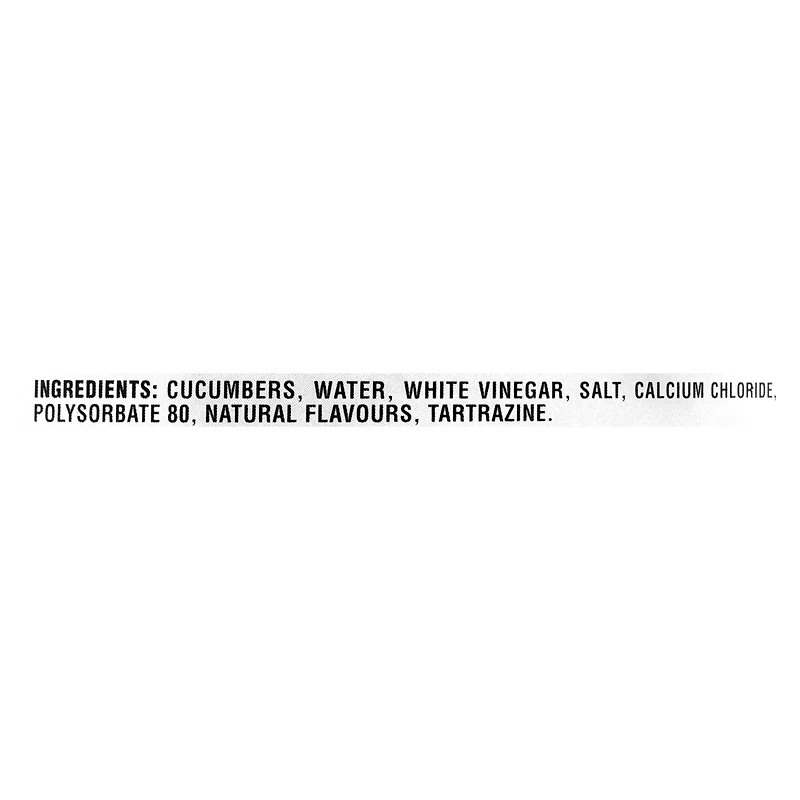 Cornichons entiers cacher Vlasic