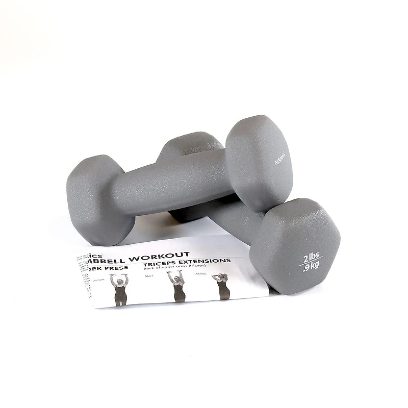 PurAthletics Set de 2 Poids en de 2x2lbs