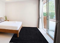 Ottomanson Doux Shag Antidérapant à l'Envers en Caoutchouc Tapis pour Couloir et Salle de Bain, Zone Tapis pour Salon, Chambre à Coucher, Salle à Manger