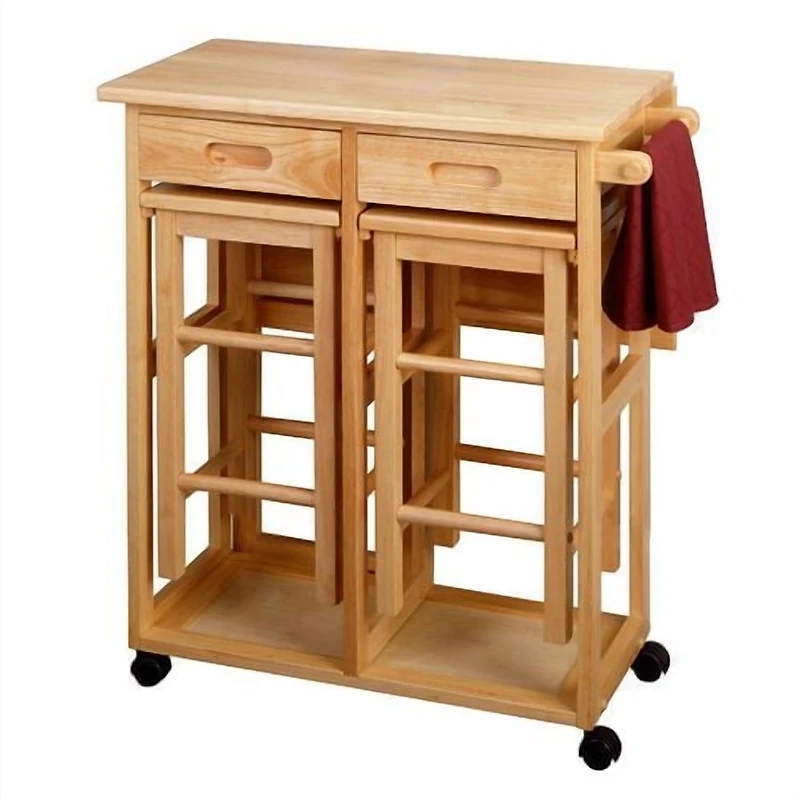 Winsome Suzanne 3-Pc Space Save Set, Natural