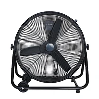 Ventilateur à haute vitesse Velocity de Tooltech®, 24 po, noir