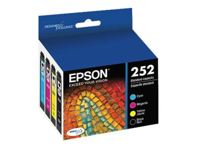 Epson T252120-BCS Standard-Capacity Black and Colour Combo-Pack Ink Cartridges