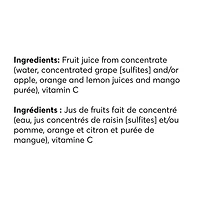 Boîtes de jus de mangue exotique 8 x 200 ML